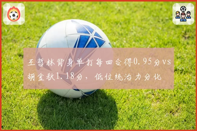 王哲林背身单打每回合得0.95分vs胡金秋1.18分,低位统治力分化